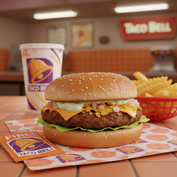 Retro Taco Bell-Inspired Bell Beefer Deluxe recipe