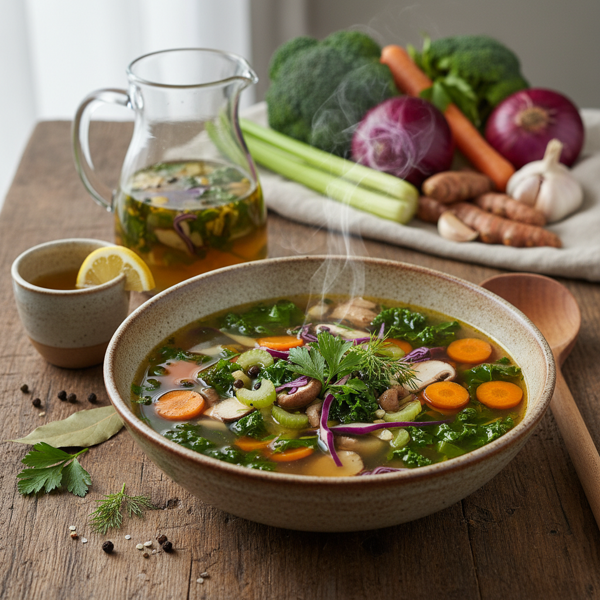 Revitalizing Detox Vegetable Broth recipe