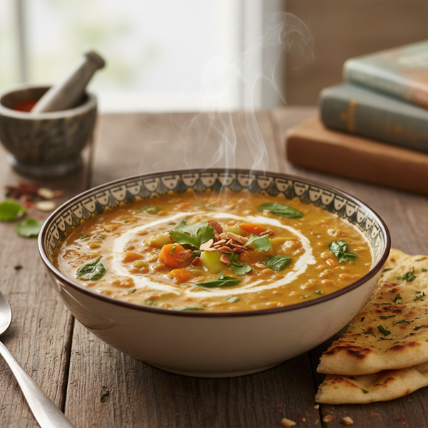 Revitalizing Vegetarian Mulligatawny Soup recipe