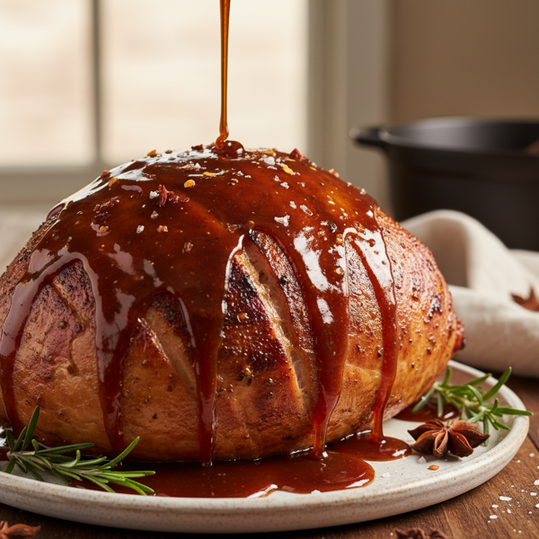 Rich Brown Sugar Molasses Glaze recipe