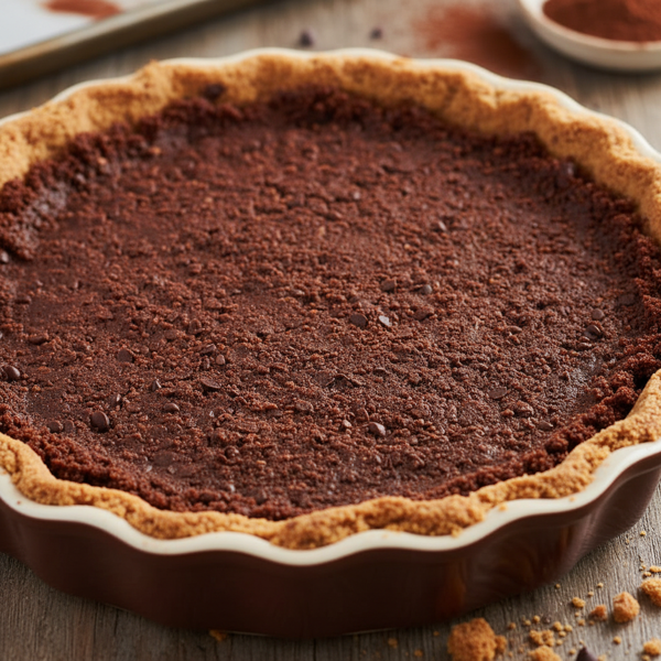 Rich Chocolate Graham Cracker Pie Crust recipe
