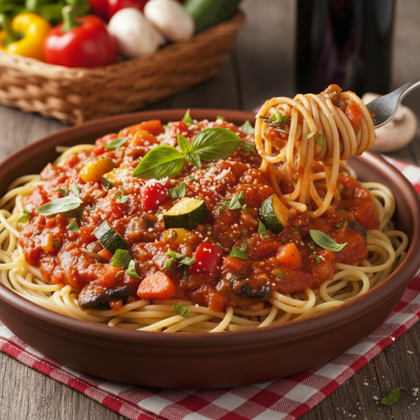 Rich Garden-Style Spaghetti Sauce recipe