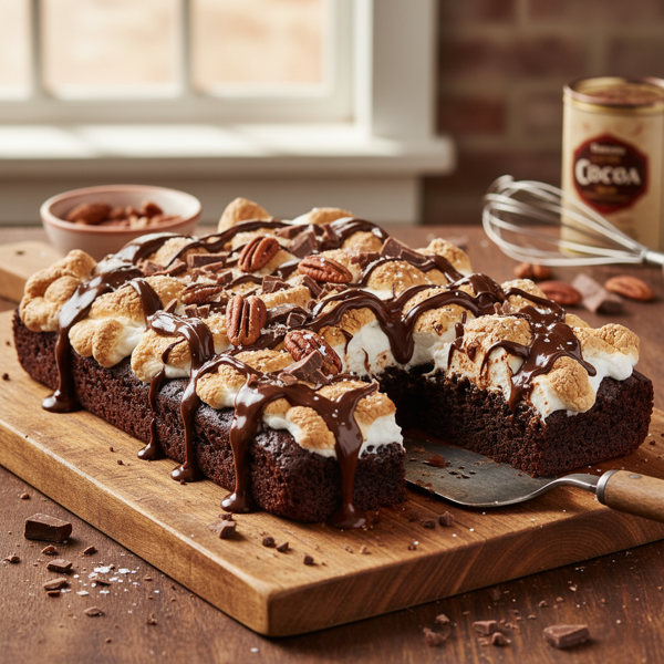 Rich Mississippi Mud Brownie Sheet Cake recipe