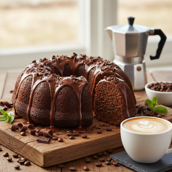 Rich Mocha Bliss Bundt Cake recipe
