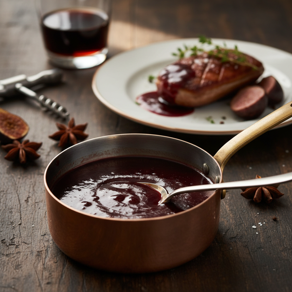 Rich Port Wine Reduction Sauce recipe