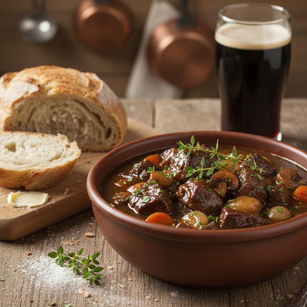 Rich Slow-Cooked Beef and Beer Stew recipe