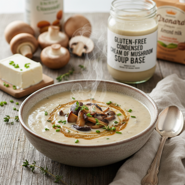Rich & Creamy Gluten-Free Condensed Cream of Mushroom Soup recipe