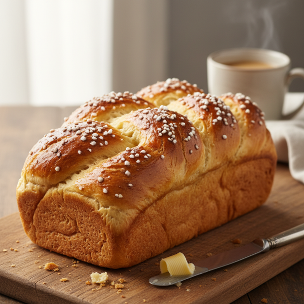 Rich and Buttery Sweet Bread recipe