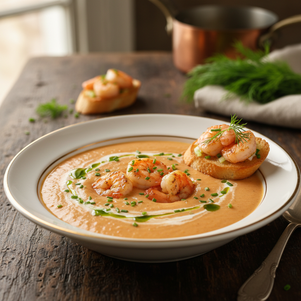 Rich and Creamy Shrimp Bisque recipe