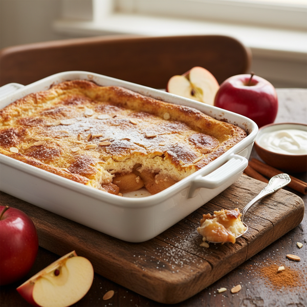 Rich and Creamy Sour Cream Apple Delight recipe