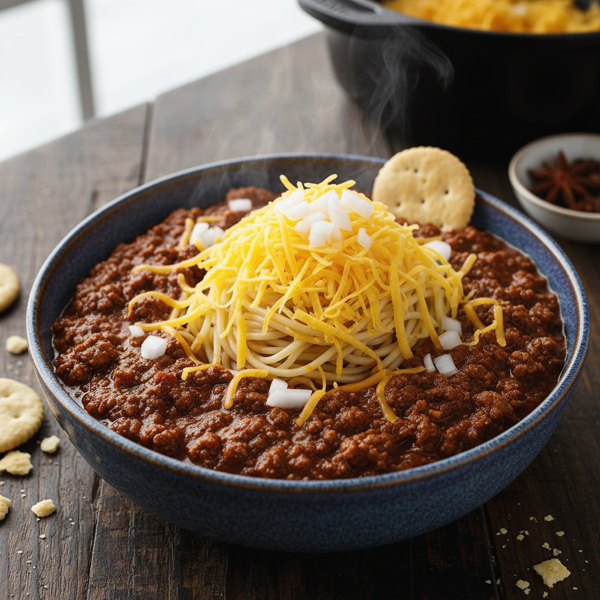 Rich and Flavorful Cincinnati-Style Chili recipe