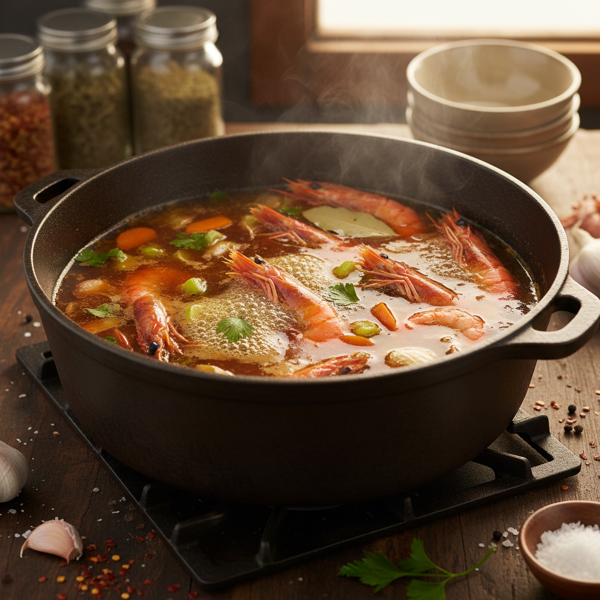 Rich and Flavorful Shrimp Stock recipe