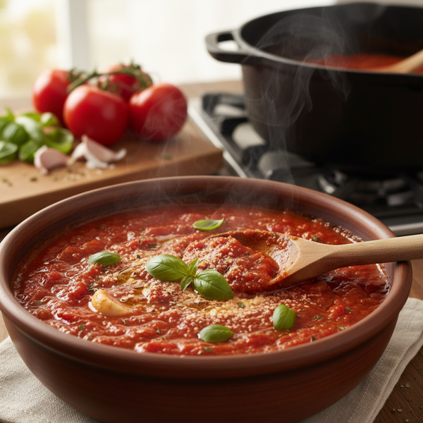 Rich and Hearty Slow-Simmered Marinara Sauce recipe
