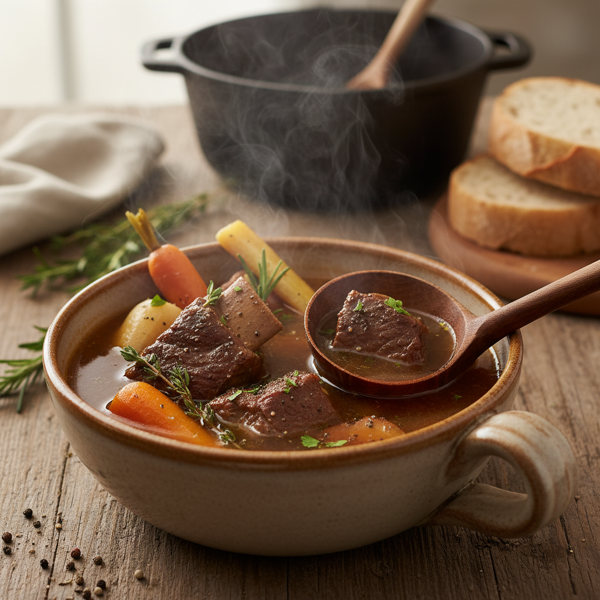 Rich and Savory Beef Broth recipe
