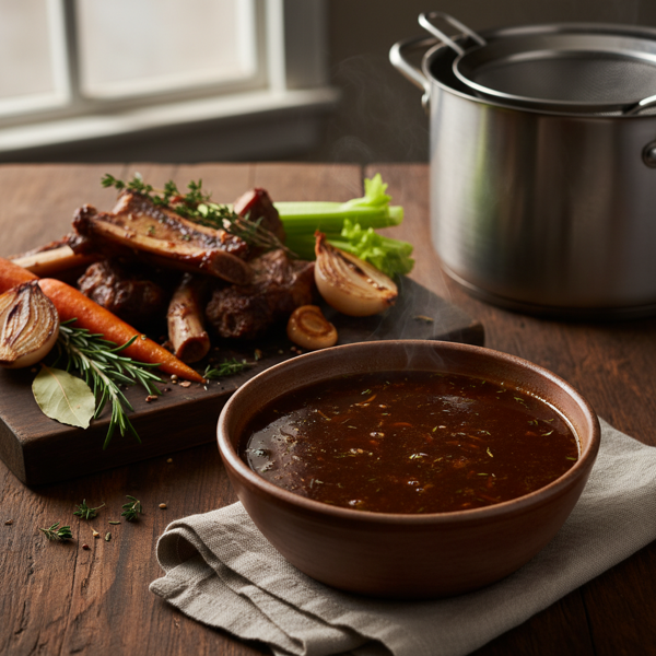 Rich and Savory Brown Stock recipe