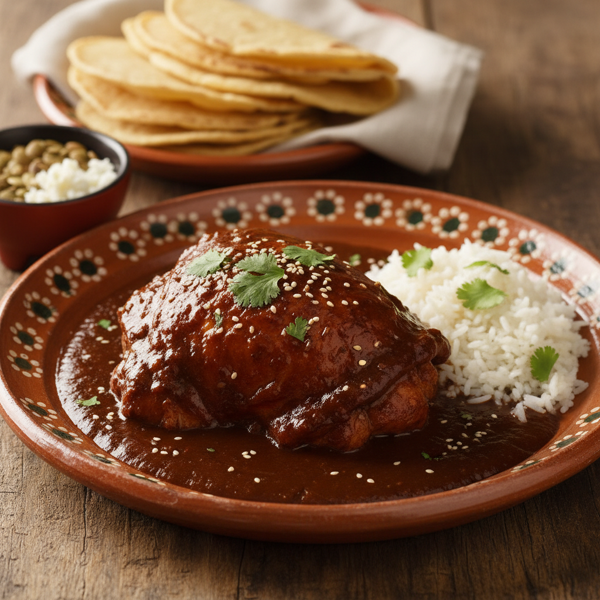 Rich and Velvety Mole Poblano Chicken recipe