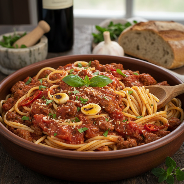 Rich and Zesty Italian Spaghetti Sauce recipe