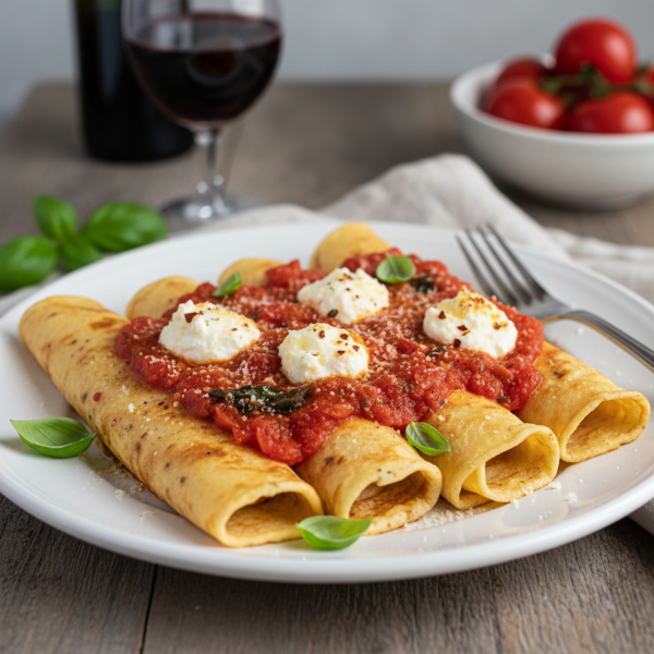 Ricotta and Marinara-Stuffed Crespelle recipe