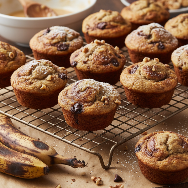 Ripe Banana Bliss Muffin-Tops recipe