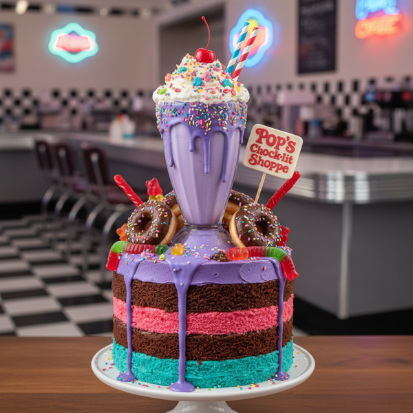 Riverdale Milkshake Celebration Cake recipe
