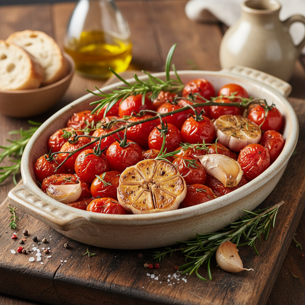 Roasted Garlic Infused Tomatoes recipe