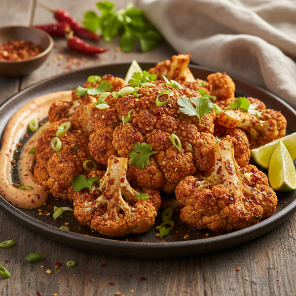 Roasted Spicy Cauliflower Delight recipe