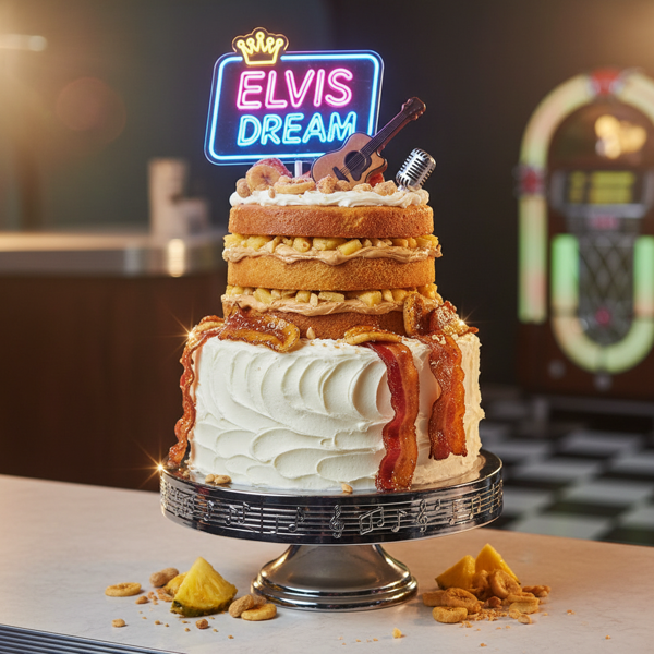 Rockin' Elvis Pineapple Dream Cake recipe