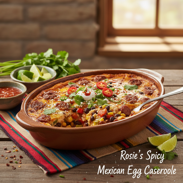Rosie's Spicy Mexican Egg Casserole recipe