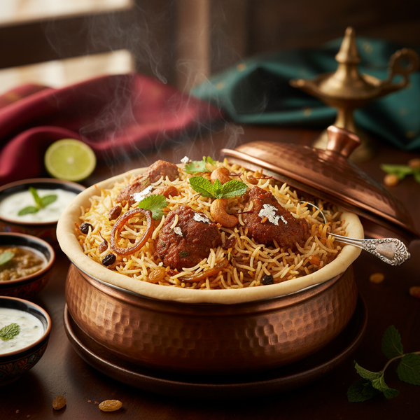 Royal Indian Mutton Biryani recipe