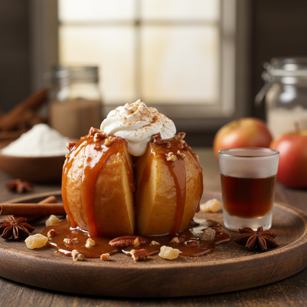 Rum-Infused Caramel Apple Delight recipe