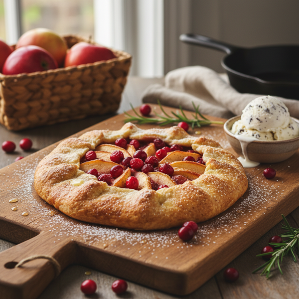 Rustic Apple-Cranberry Delight recipe