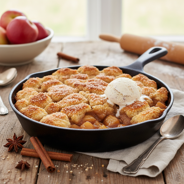 Rustic Apple Cobbler Delight recipe