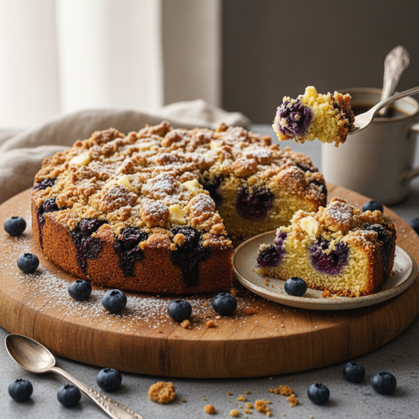 Rustic Blueberry Coffee Cake recipe