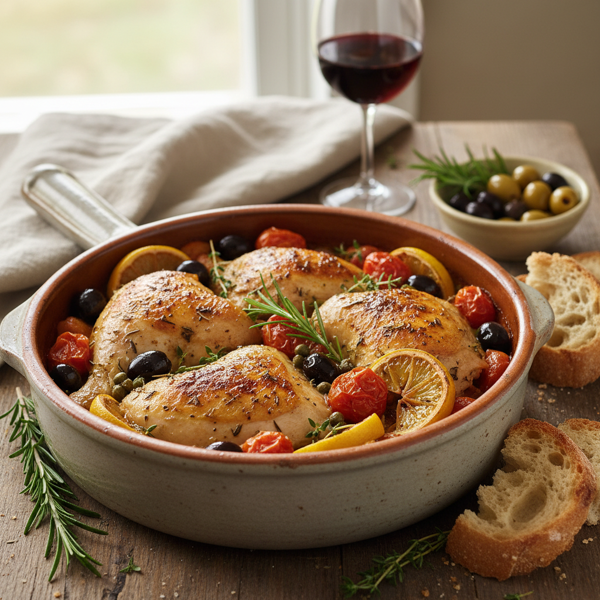 Rustic Chicken Provençal recipe