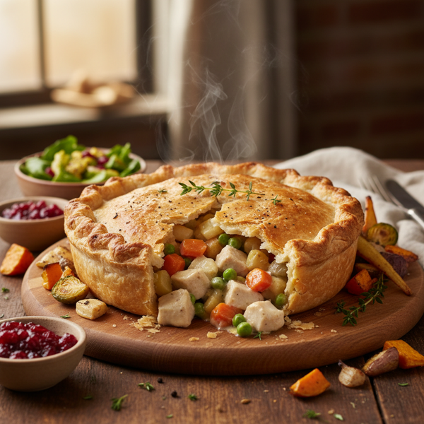Rustic Chicken & Vegetable Pie recipe