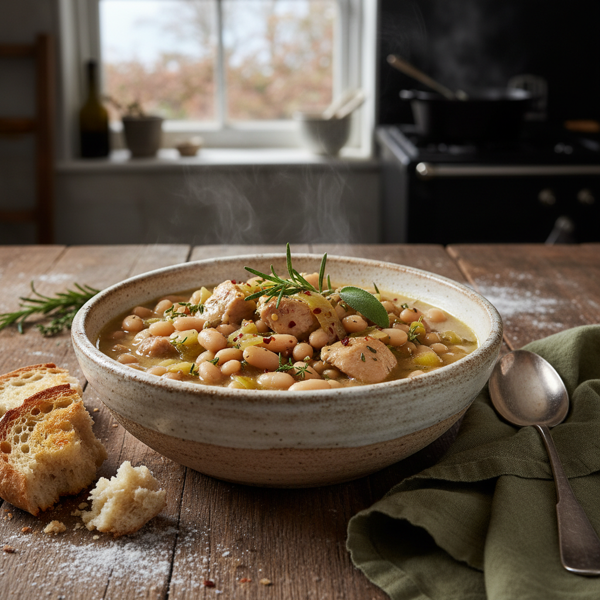 Rustic Chicken and White Bean Comfort Stew recipe