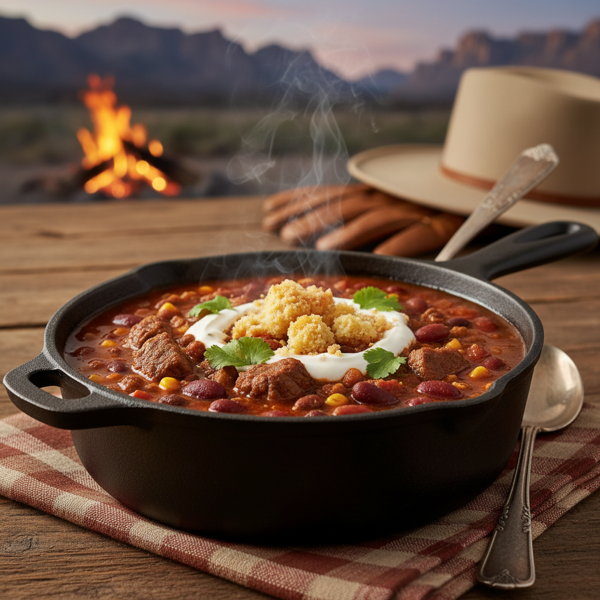 Rustic Cowboy Chili Soup recipe