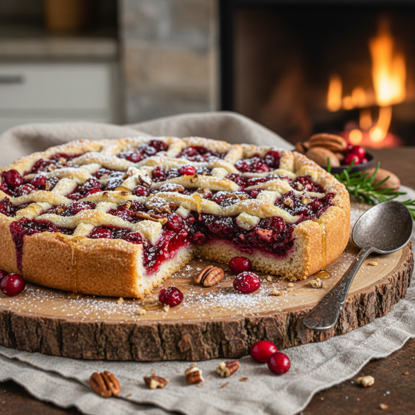 Rustic Cranberry Pecan Delight recipe