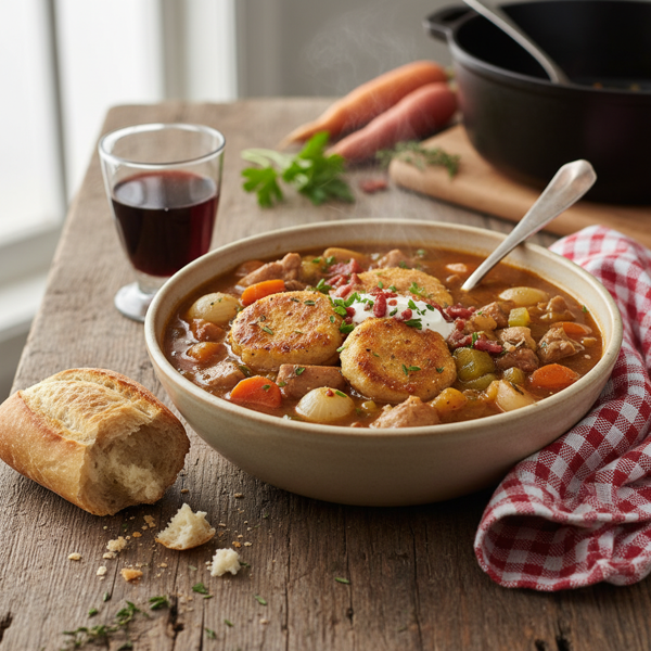 Rustic French Canadian Chicken Stew recipe
