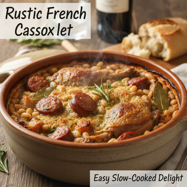 Rustic French Cassoulet: Easy Slow-Cooked Delight recipe