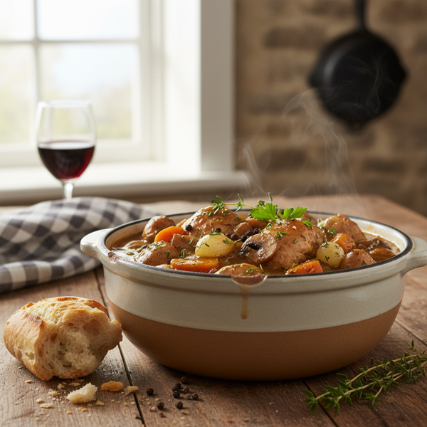 Rustic French Country Chicken Stew recipe