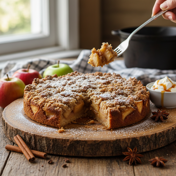 Rustic German Apple Delight recipe