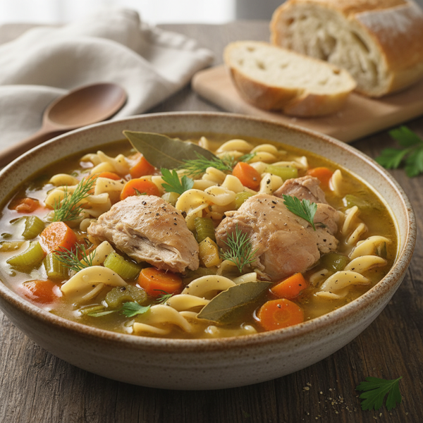 Rustic Healing Chicken Soup recipe