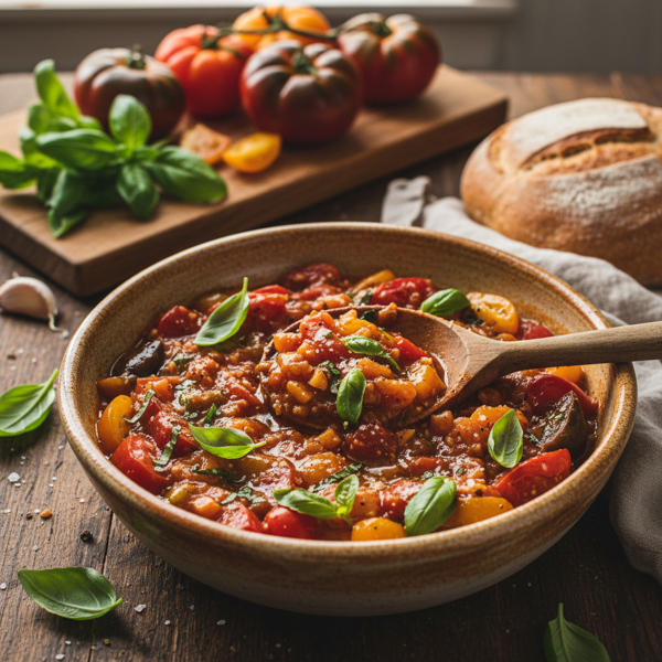 Rustic Heirloom Tomato Sauce recipe