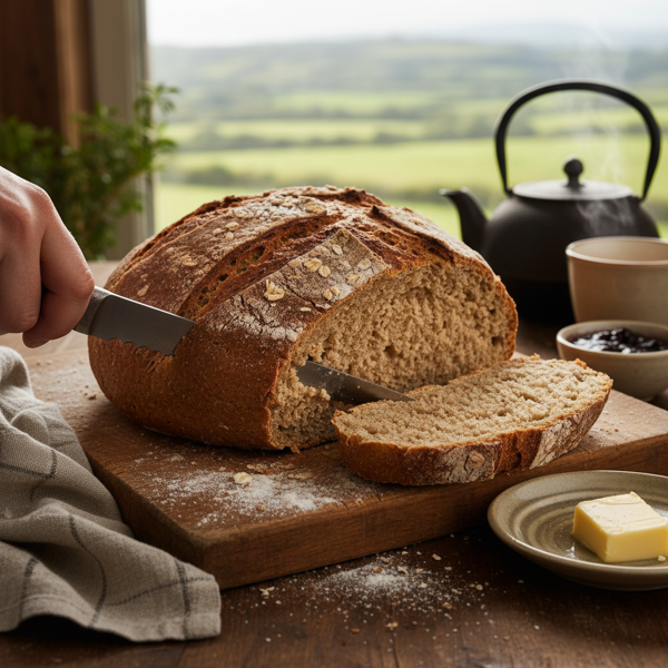 Rustic Irish Whole Wheat Soda Bread recipe