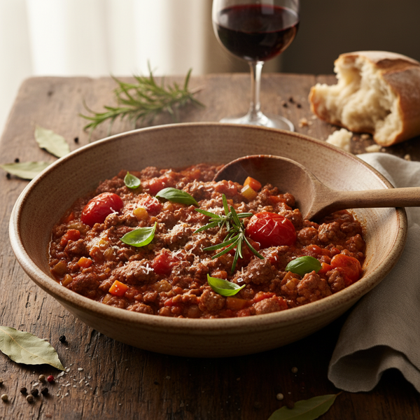 Rustic Italian Meat Sauce recipe