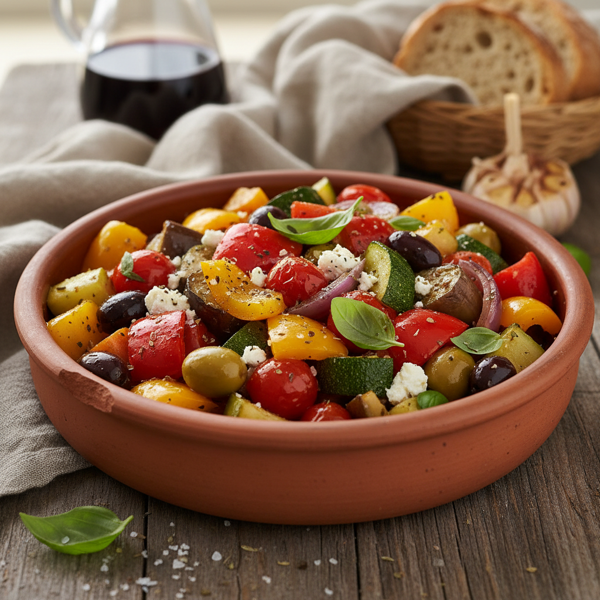 Rustic Mediterranean Vegetable Medley recipe
