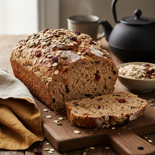 Rustic Oatmeal Harvest Loaf recipe