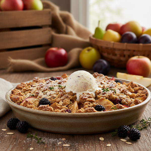 Rustic Orchard Fruit Crisp recipe