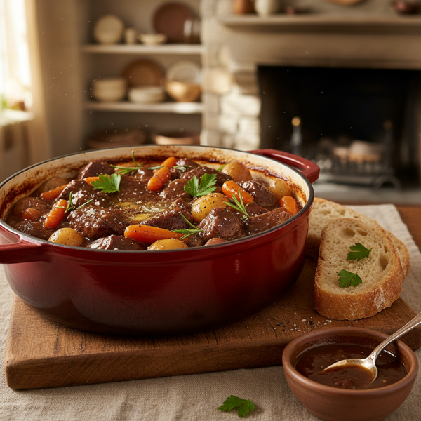 Rustic Oven-Baked Beef Stew recipe
